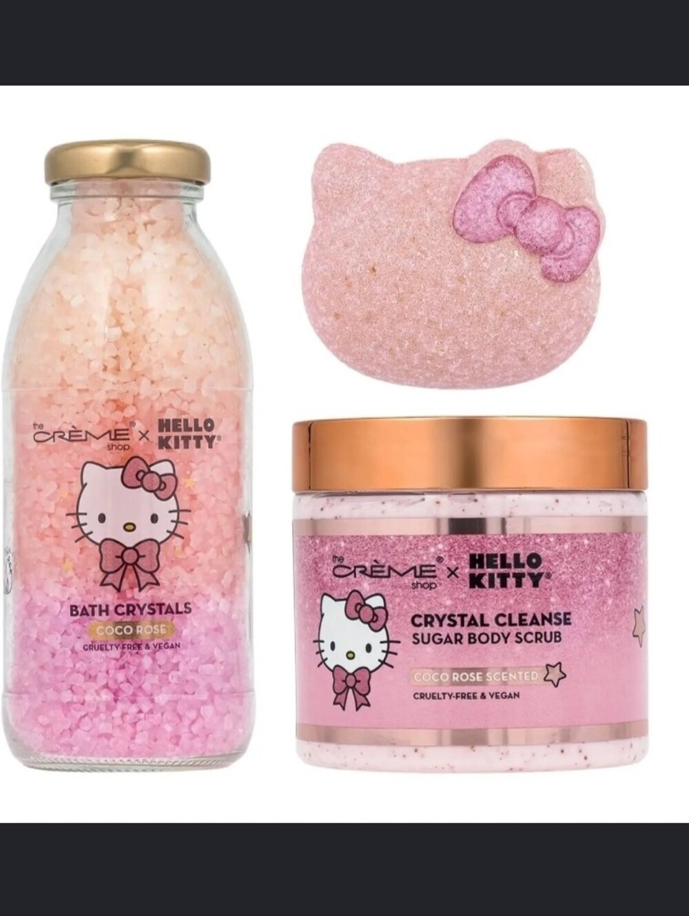 The Creme Shop Hello Kitty Lovely Luxury Set In Coco Rose - Picture 2 of 11